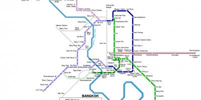 Bkk แผนที่รถไฟใต้ดิน