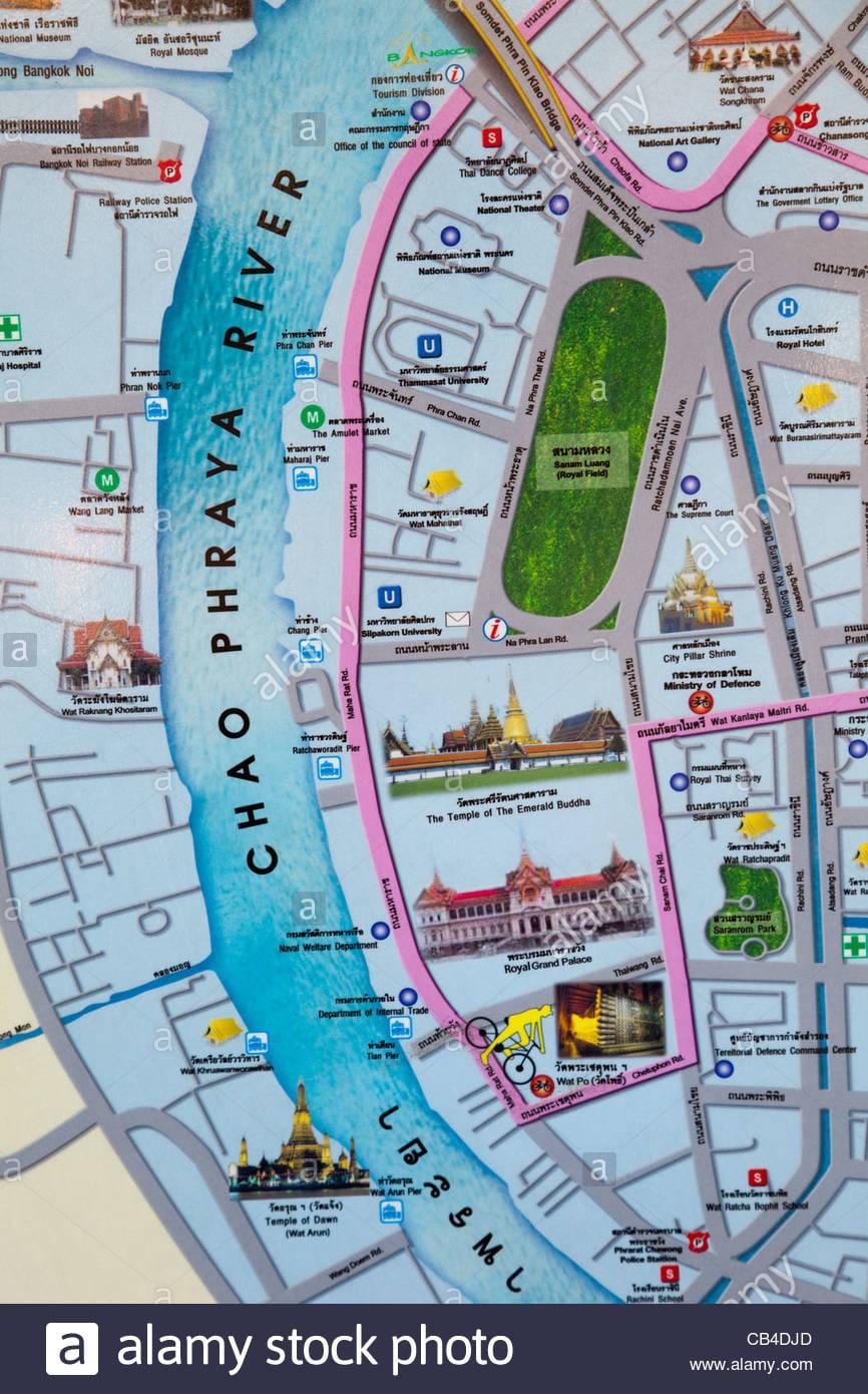 กรุงเทพมหานคร world. kgm แผนที่กับนักท่องเที่ยวหน่อยจุด