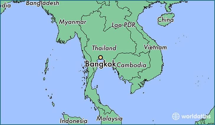 แผนที่ของกรุงเทพมหานคร world. kgm ประเทศ