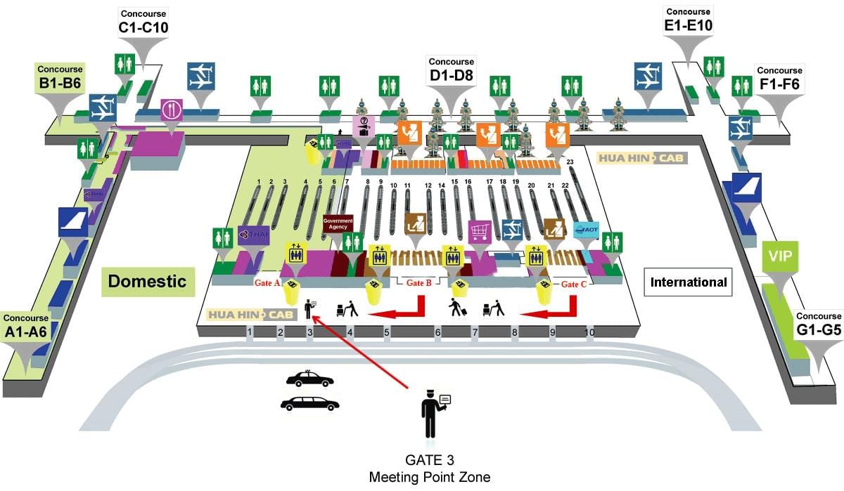 กรุงเทพมหานคร world. kgm ประเทศไทยนแผนที่สนามบิน