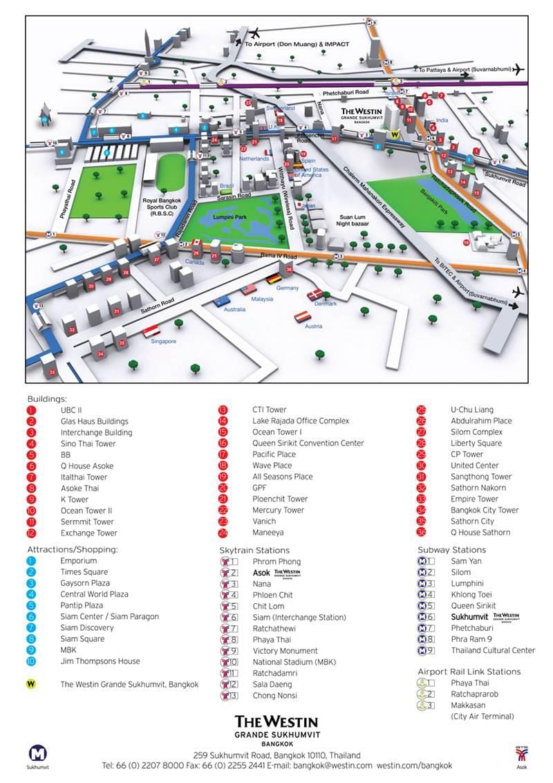 ฮิลตัน sukhumvit 24 แผนที่