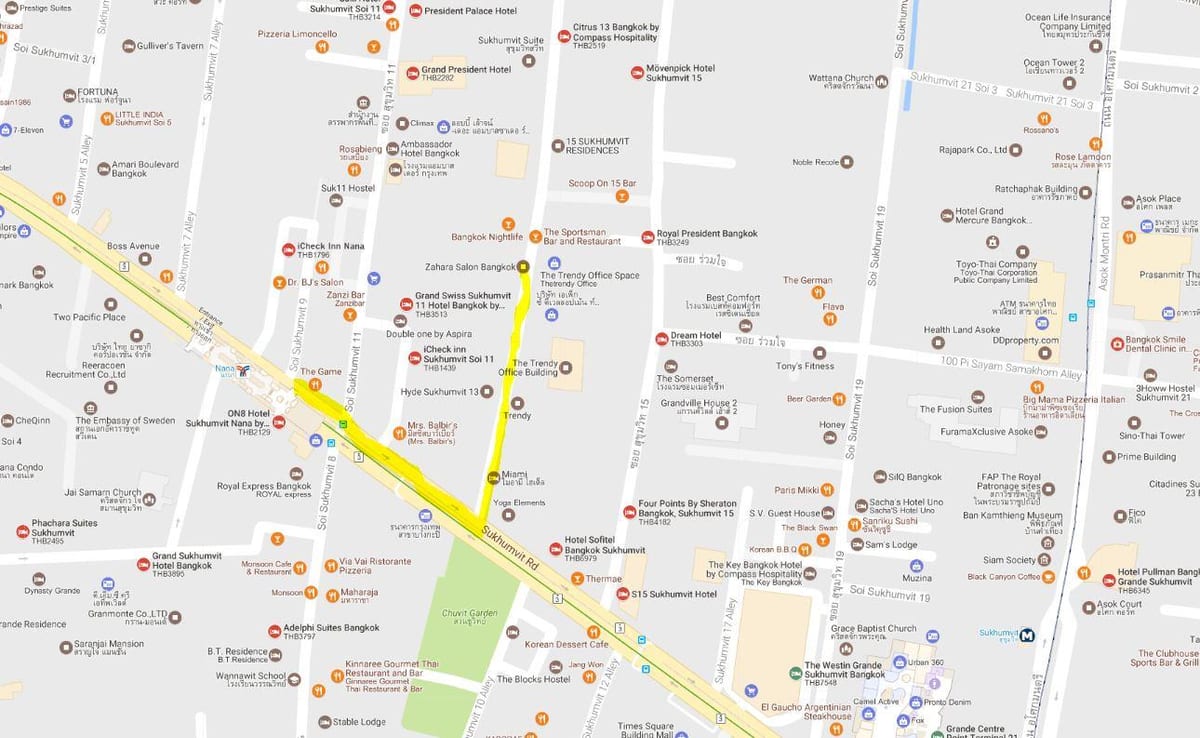 แผนที่ของ sukhumvit กรุงเทพมหานคร world. kgm