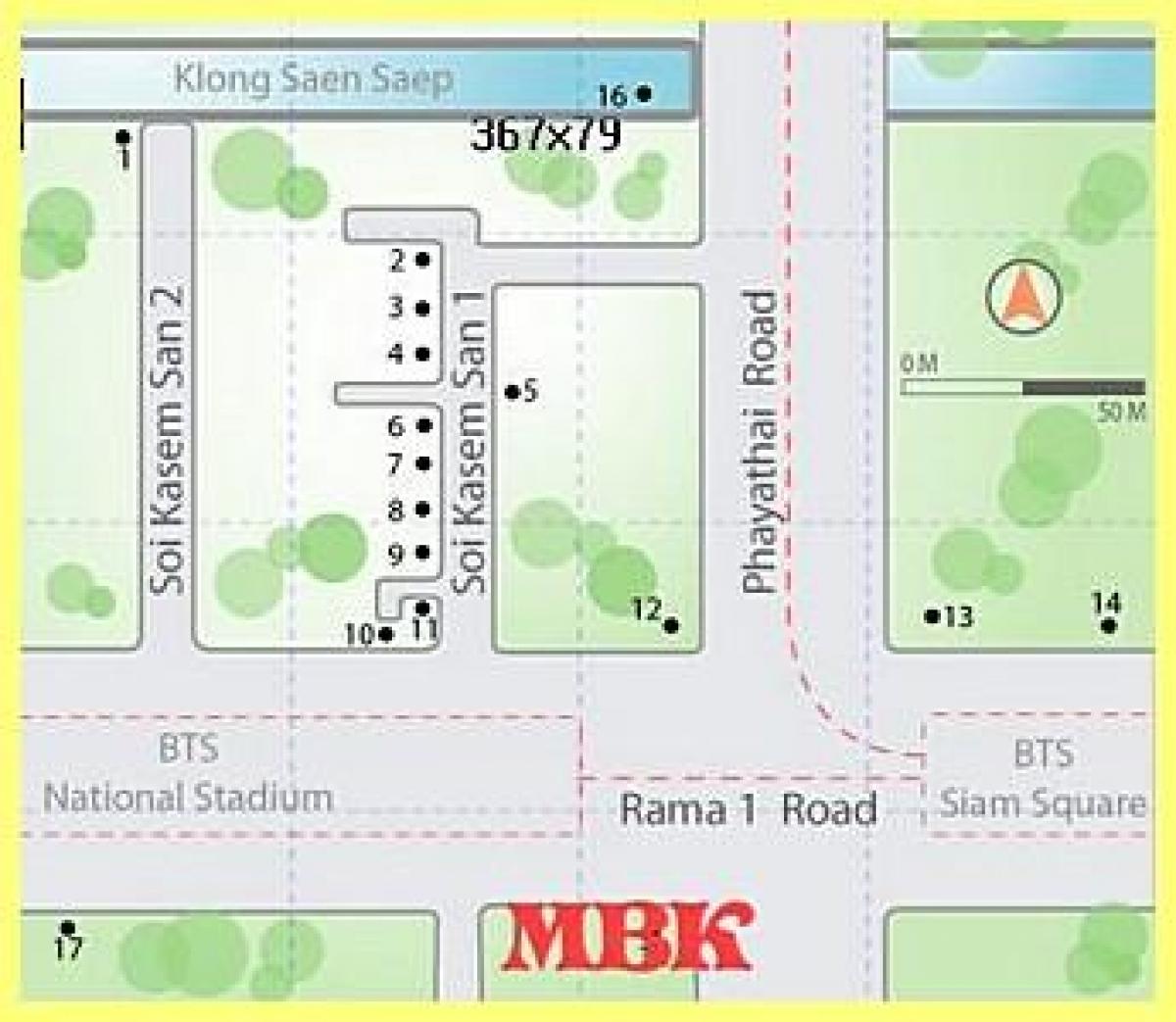 mbk ซื้อของห้างในแผนที่กรุงเทพมหานคร world. kgm