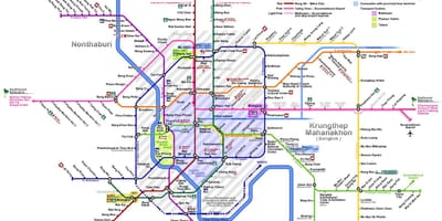 กรุงเทพมหานคร world. kgm รถไฟใต้ดินแผนที่ 2016