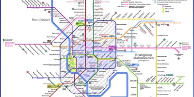 กรุงเทพมหานคร world. kgm รถบนแผนที่เส้นทาง