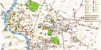 กรุงเทพมหานคร world. kgm หลัก attractions แผนที่