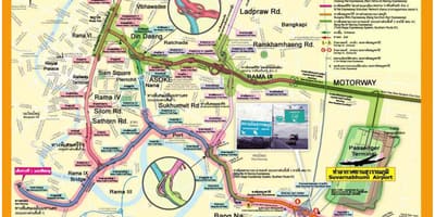 แผนที่ของกรุงเทพมหานคร world. kgm expressway
