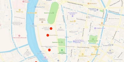 แผนที่ของ temples อยู่ในกรุงเทพมหานคร world. kgm