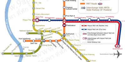 Mrt bts แผนที่กรุงเทพมหานคร world. kgm