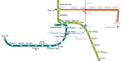 กรุงเทพมหานคร world. kgm สนามบิน skytrain แผนที่