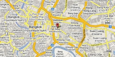 แผนที่ของ sukhumvit พื้นที่กรุงเทพมหานคร world. kgm