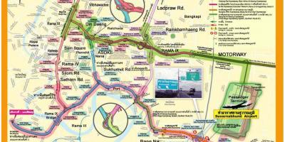 แผนที่ของกรุงเทพมหานคร world. kgm expressway