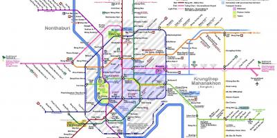 กรุงเทพมหานคร world. kgm รถไฟใต้ดินแผนที่ 2016